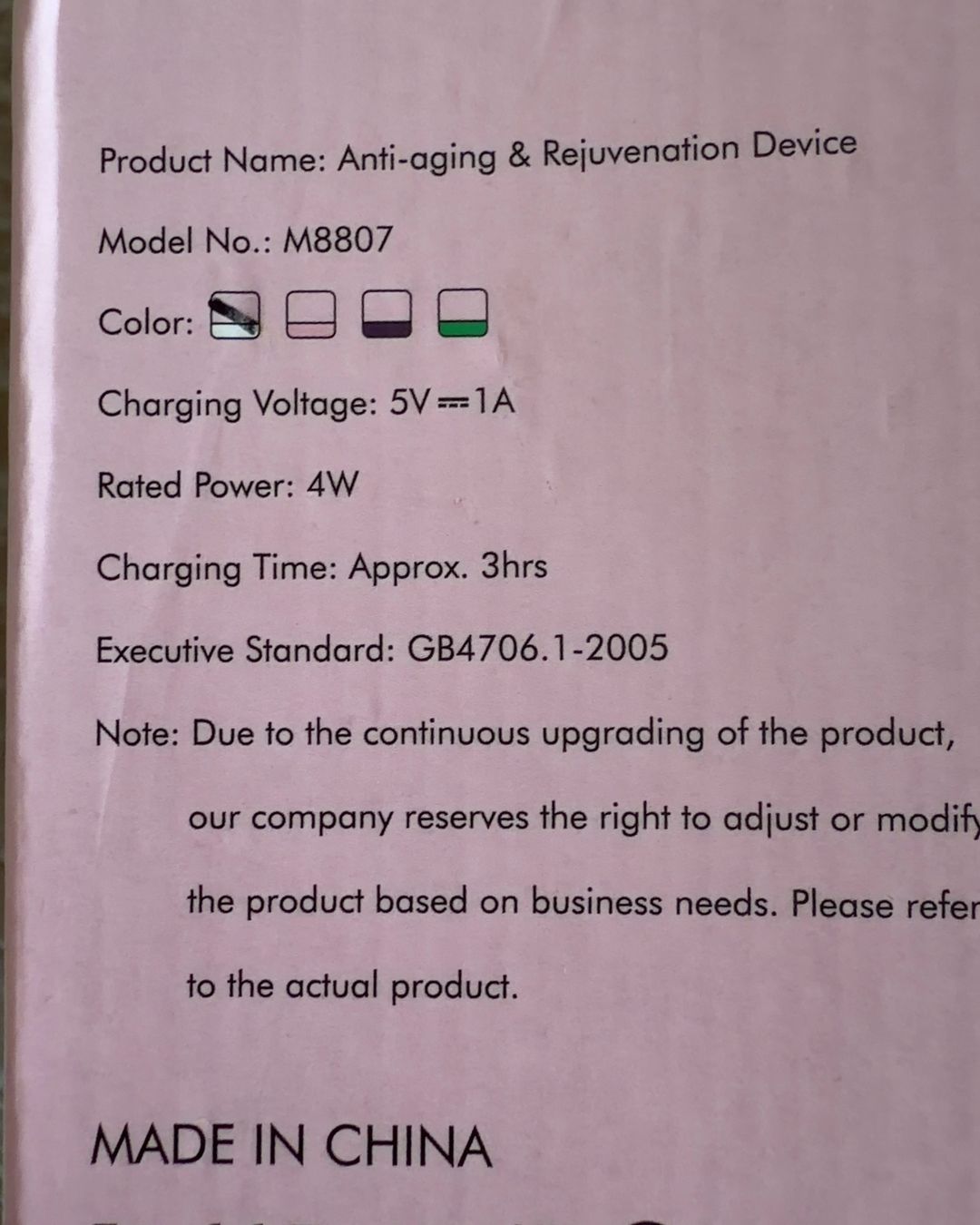 3CE Anti-Aging Rejuvenation Device for rent on The Volte - main image