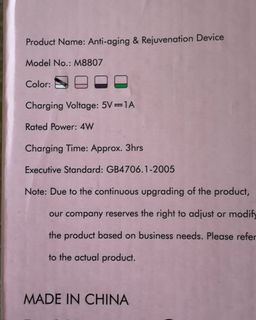 3CE Anti-Aging Rejuvenation Device for rent on The Volte - image 2