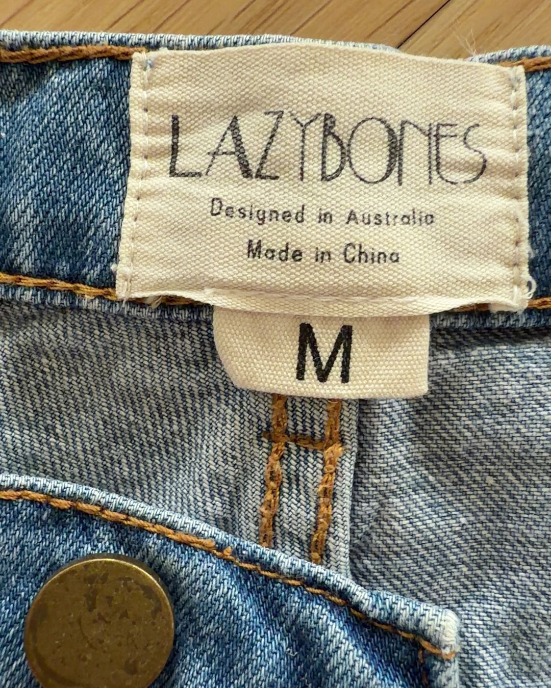 Organic soft Cotton Straight Jeans Blue M for rent on The Volte - main image