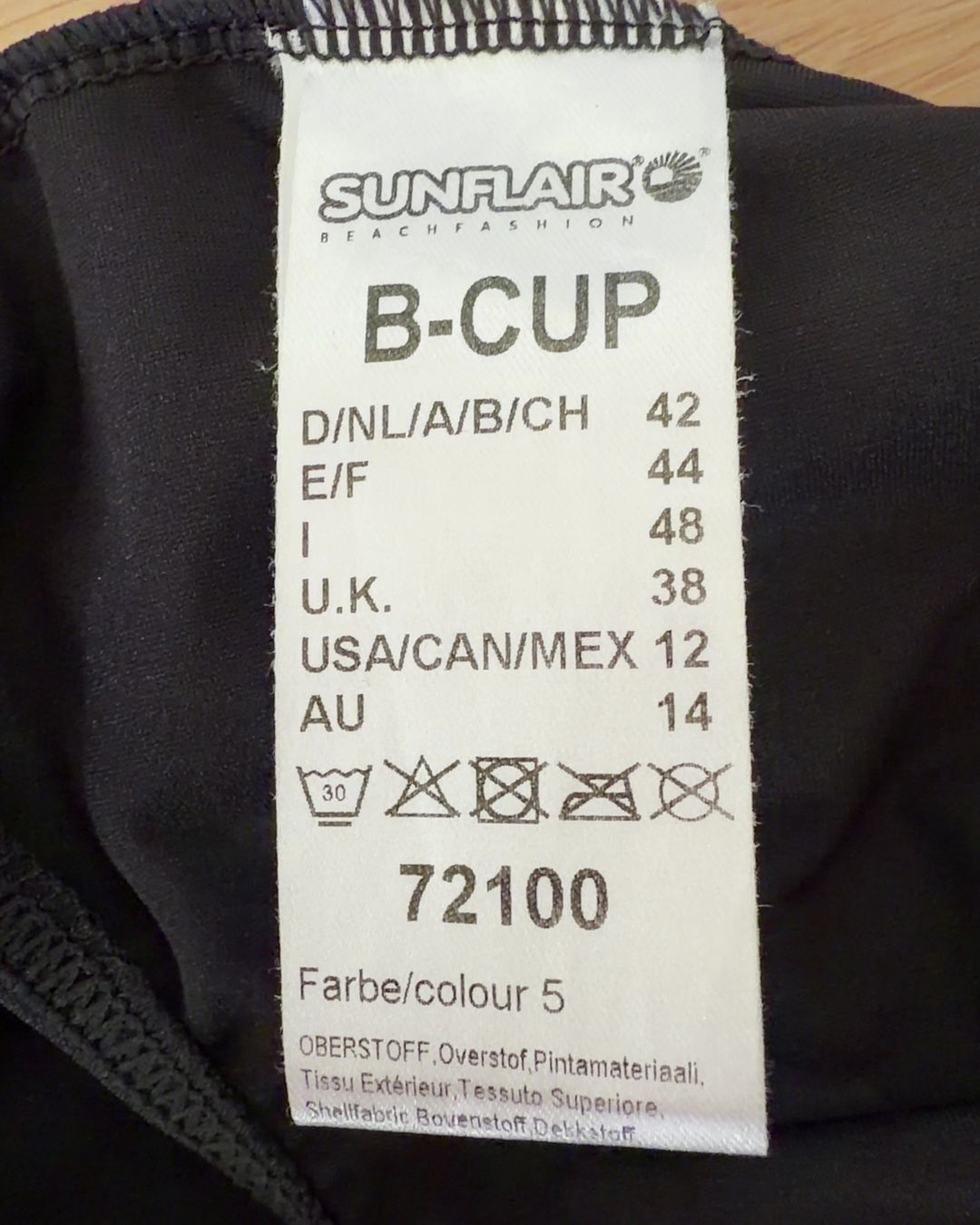 Sunflair Women's Black Athletic One-Piece Swimsuit Size 14 for rent on The Volte - main image