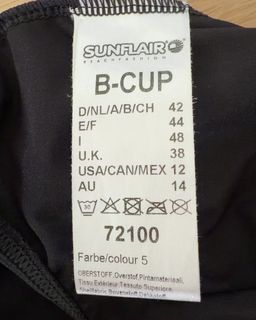 Sunflair Women's Black Athletic One-Piece Swimsuit Size 14 for rent on The Volte - image 3