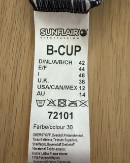 Sunflair Women's Blue Athletic One Piece Swimsuit Size 14 for rent on The Volte - image 3