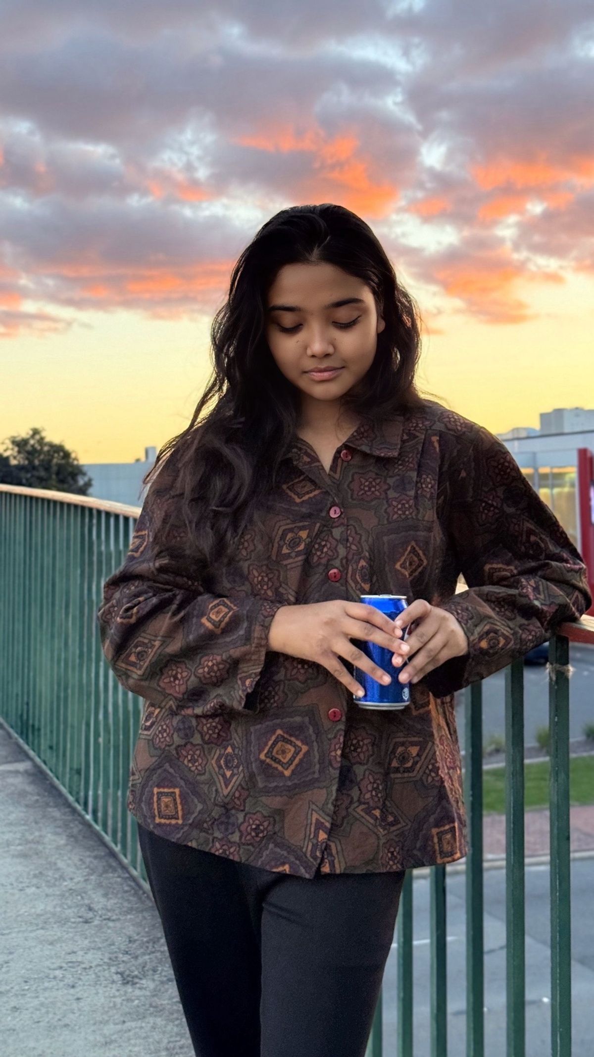 🤎 Vintage Cotton Patterned Shirt 🤎 A perfect combination of comfort and style! ✨ 🌿 Soft and com for rent on The Volte - main image