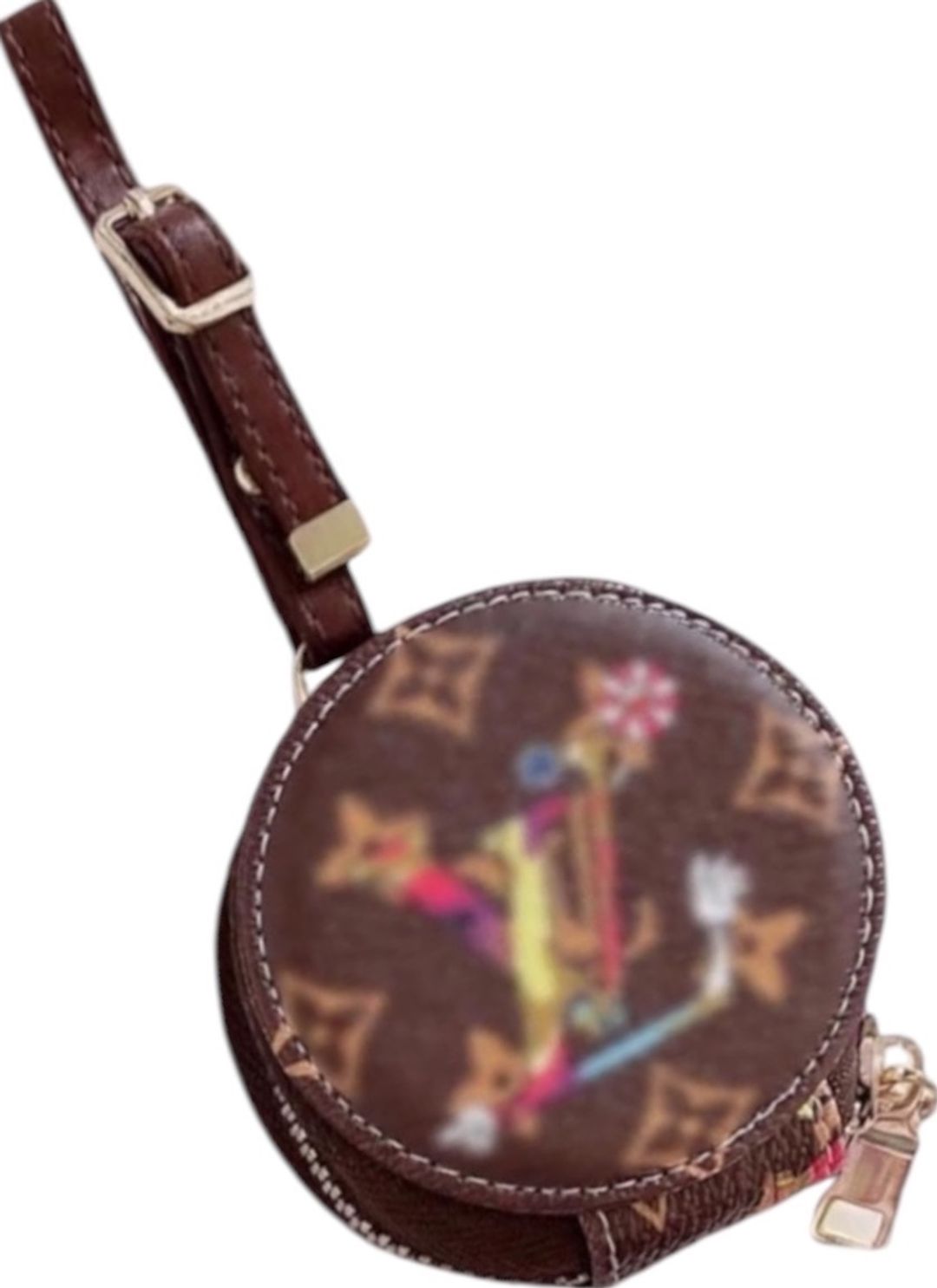 Round AirPod / Earbud Cases & Bag Charms 🐻🐯🌈 3 Designs for rent on The Volte - main image