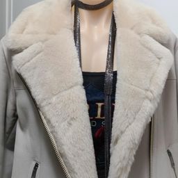 Tommy hifiger icons shearling biker jacket for rent on The Volte - image 2