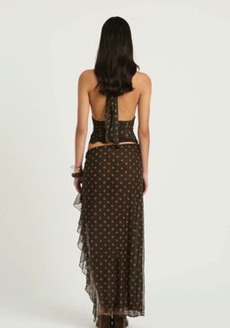 Benni Penelope Maxi Wrap Dress Size 10 Espresso Spot for rent on The Volte - image 2