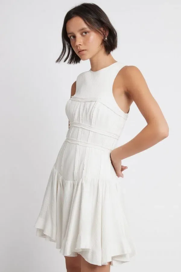 cult gaia black cut out dress - Baylee COLOR:CREAM SUEDE chantilly lace wedding dress round neckline 2021 New Arrivals Velvet