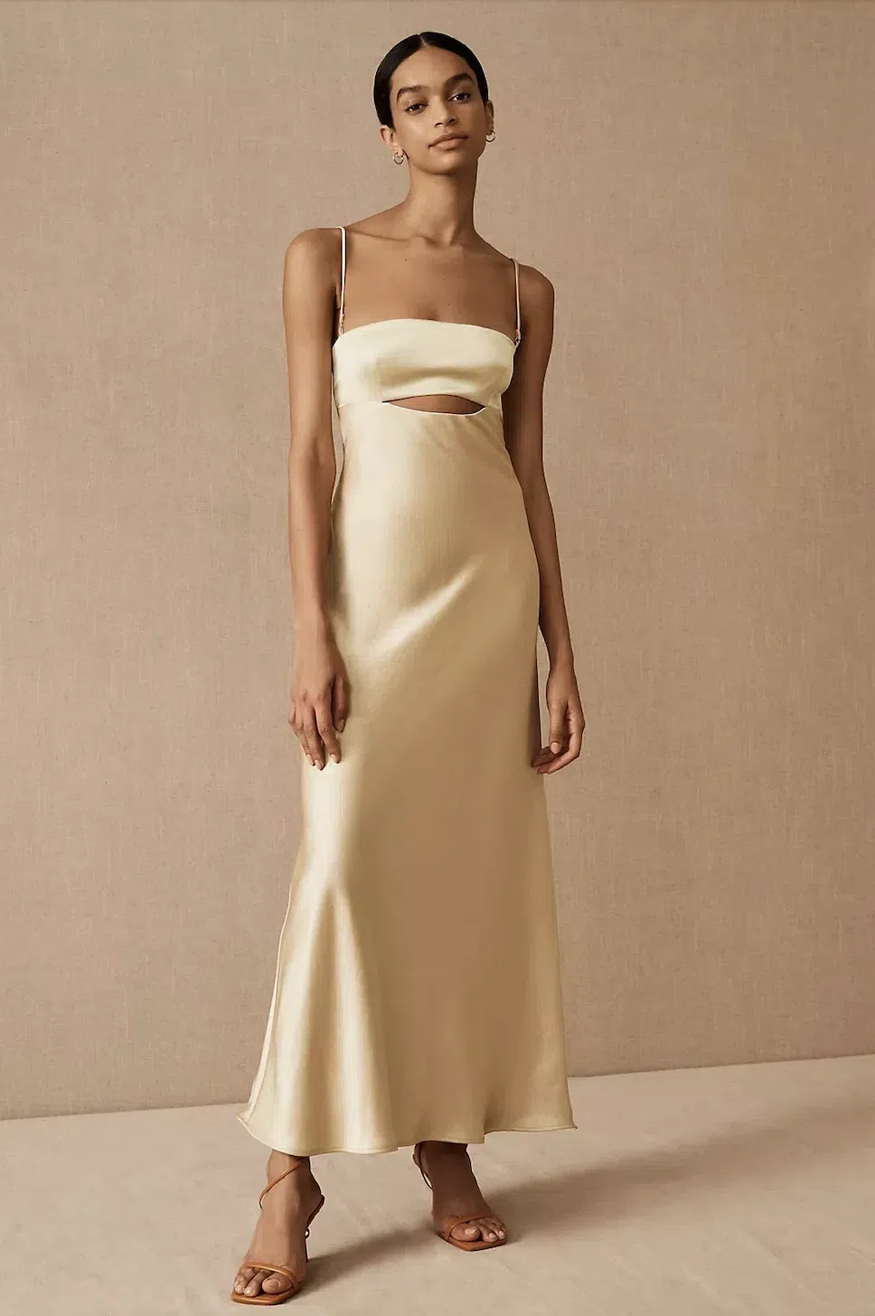 bec and bridge yellow and brown dress Sol Asym Dress in Ice Yellow- BEC + BRIDGE – BEC + BRIDGE US