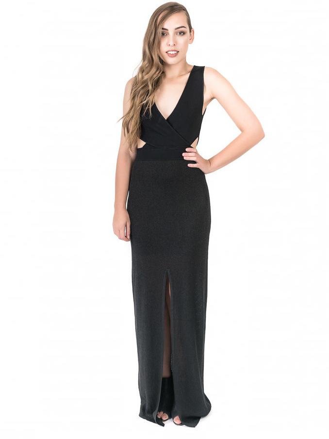 House of CB Thea Black Embroidered Mini Dress Size XS | The Volte