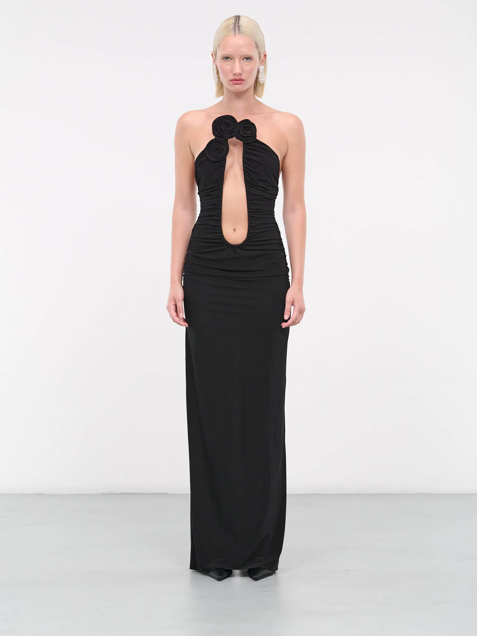 Magda Butrym Plunge Maxi Dress Black Size 6 | The Volte Magda Butrym Plunge Maxi Dress Black Size 6 | The Volte