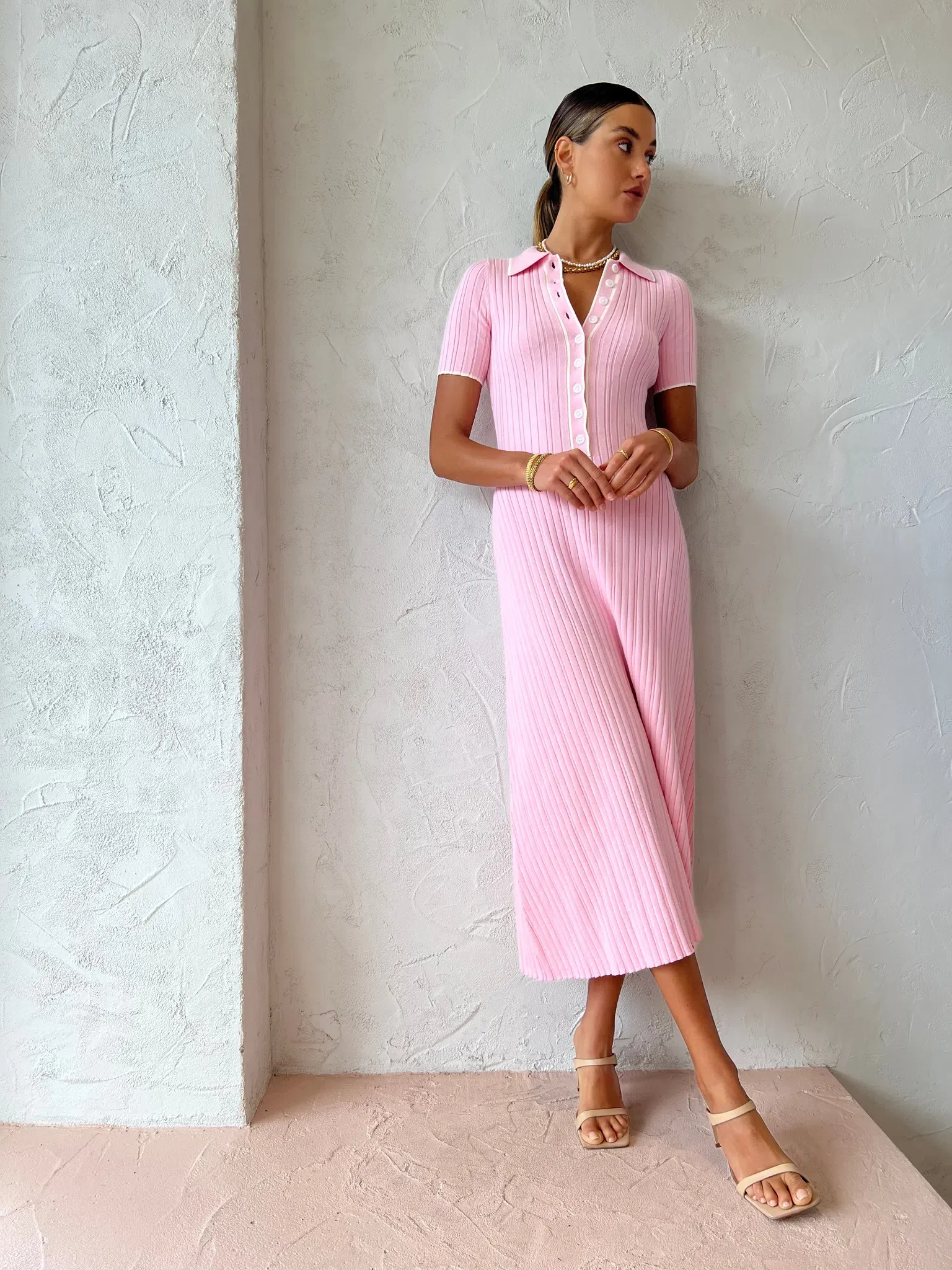 open lace back dress PENELOPE DRESS (ORCHID)  ANNA QUAN