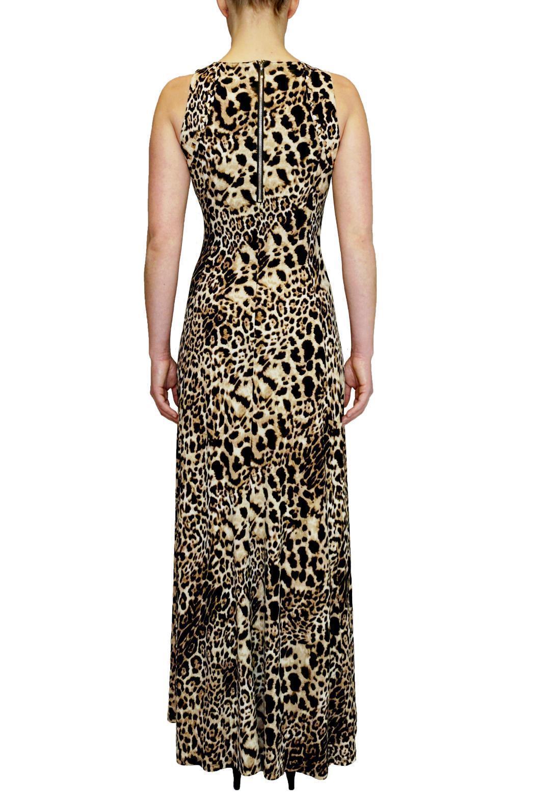 JOSEPH RIBKOFF Leopard print maxi dress