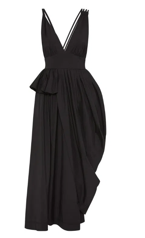 Aje Eliza Asymmetric Dress Black Size 6 | The Volte