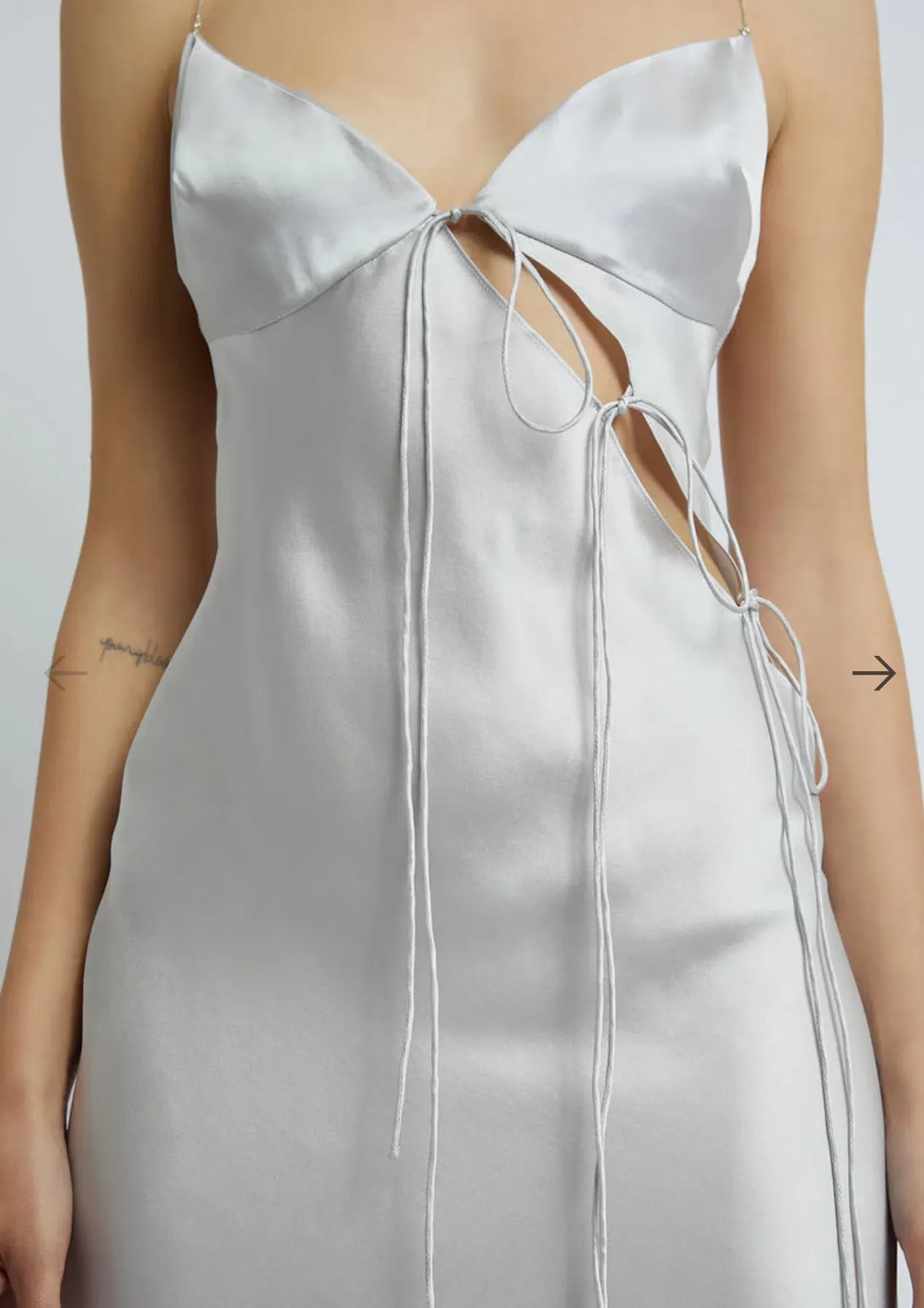 christopher esber slope tie silk dress Christopher Esber Slope Tie Silk Dress 02HIRE