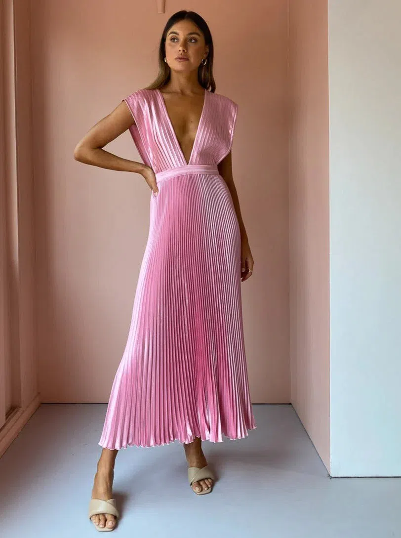 Lidee Gala Gown in Blossom Pink Size 8 The Volte