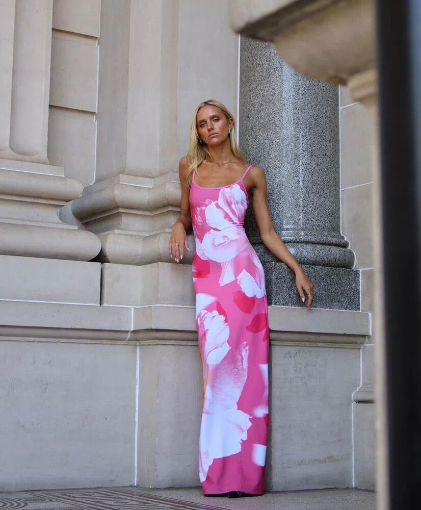 With Harper Lu Valentina Slip Dress Floral Size AU 8 The Volte