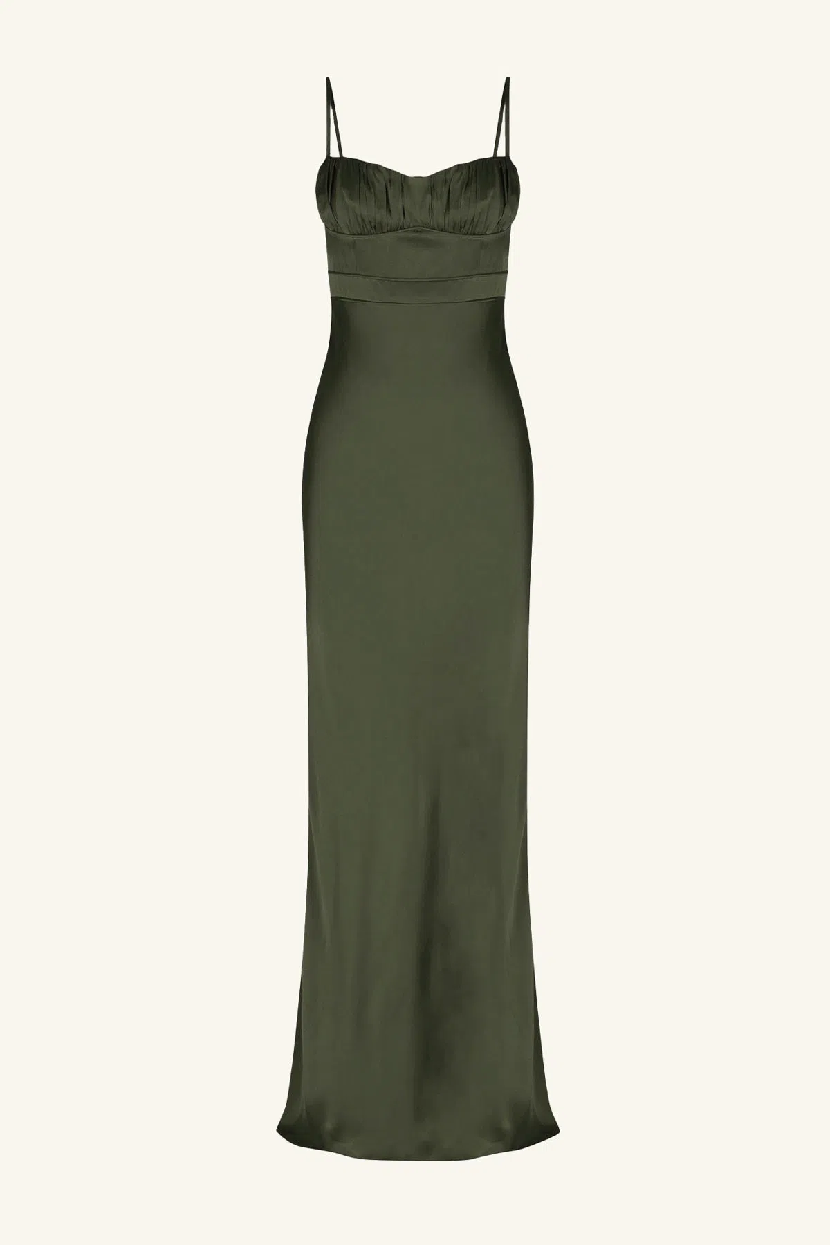 chinese dress ladies La Lune Strapless Ruched Bodice Maxi Dress main image 1