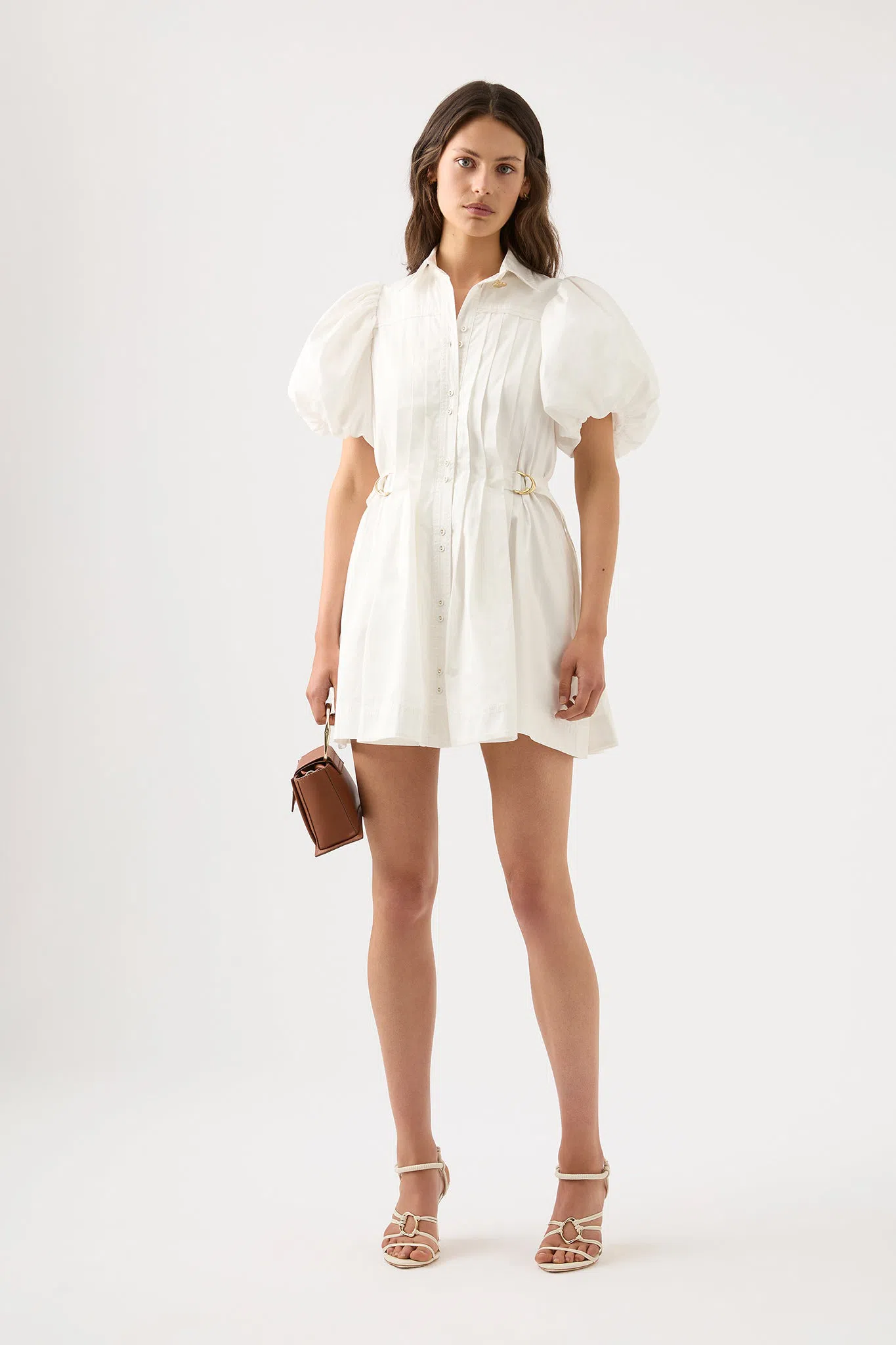 open lace back dress Celestial Pleated Mini Dress – Renting E M main image 1