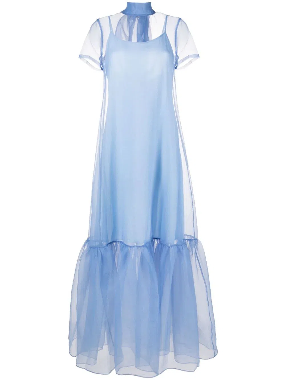 Staud Calluna Floor Length Dress Blue Size S / AU 8 | The Volte Staud Calluna Floor Length Dress Blue Size S / AU 8 | The Volte