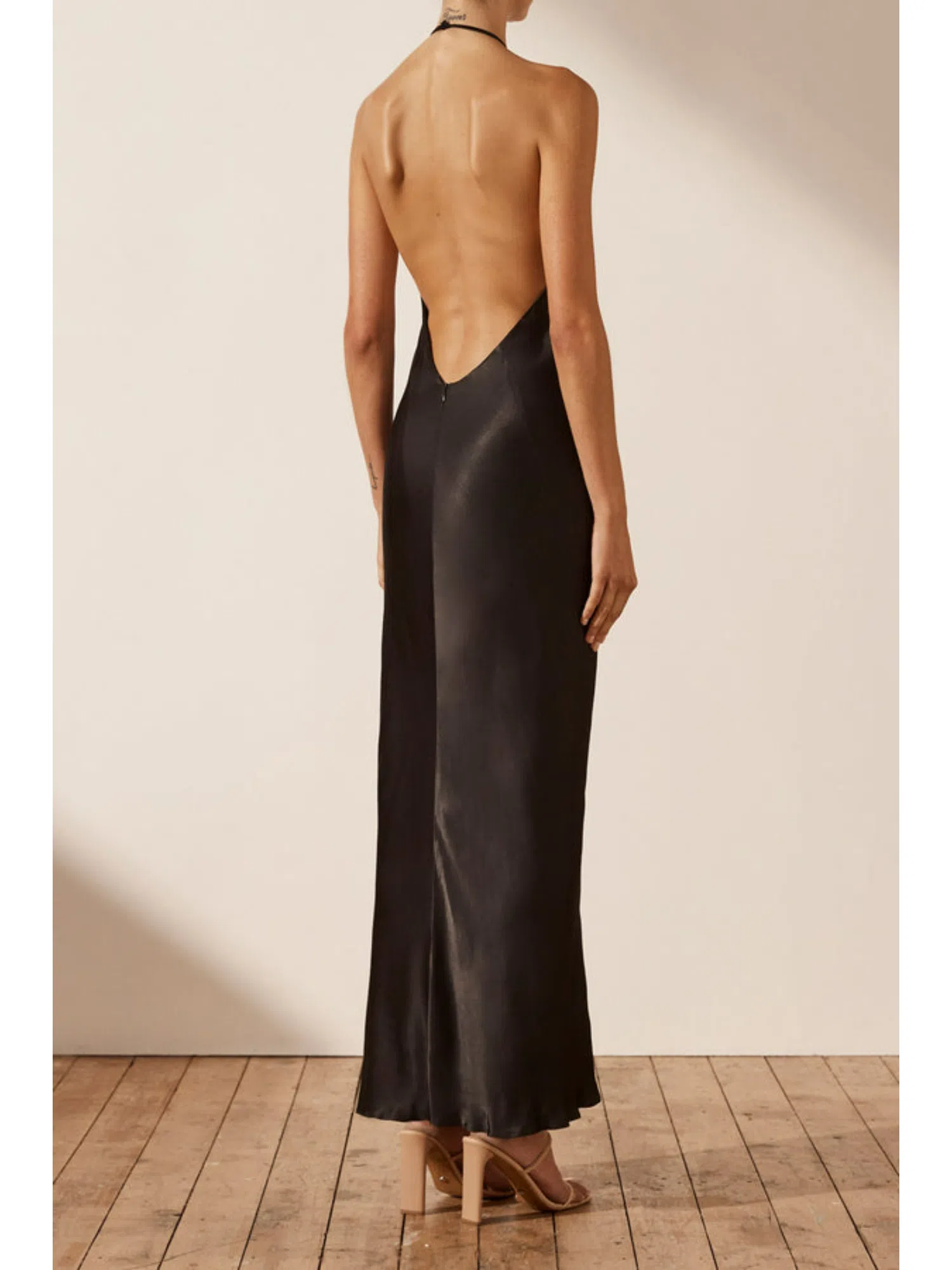 knee length dresses for ladies Shona Joy | La Lune Dress - Copper
