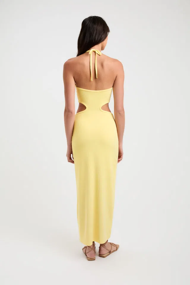 gold dress australia Rent The OG Gold Bandage Maxi Dress main image 1