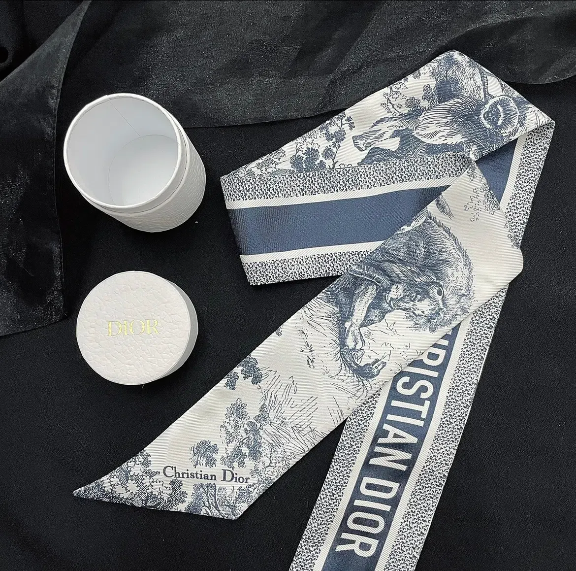 Dior Toile De Jouy Sauvage Mitzah Scarf | The Volte