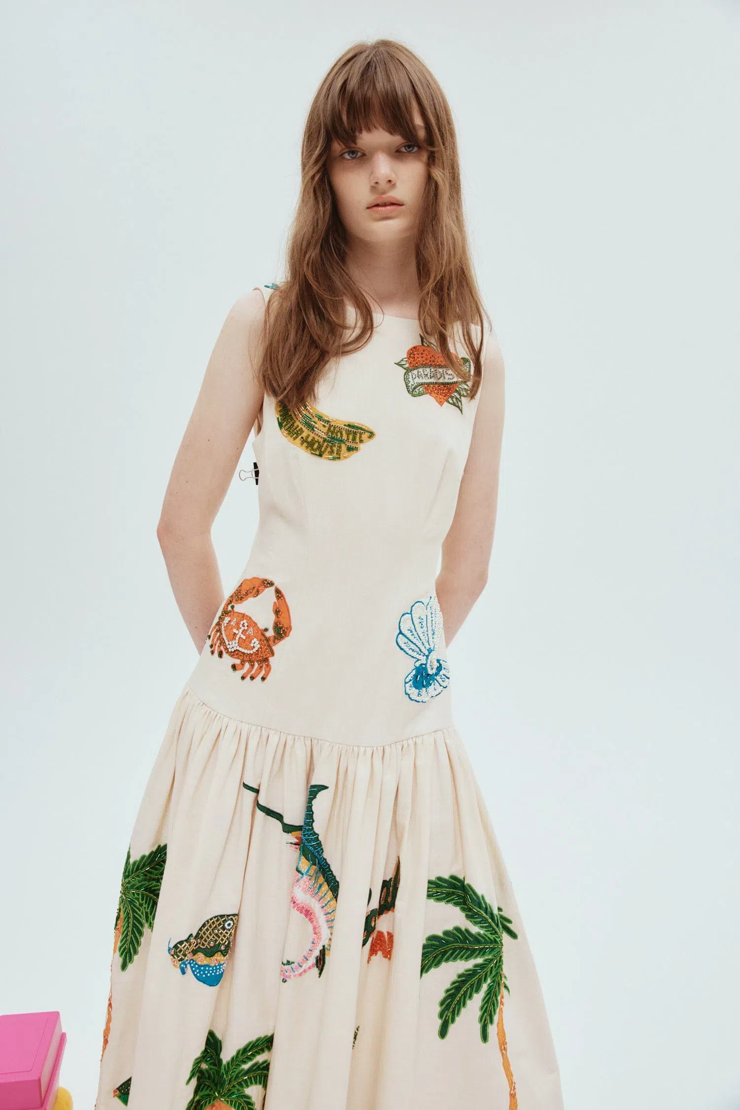 alemais clam embroidered dress Alemais Women's Clam Embroidered Gown main image 0