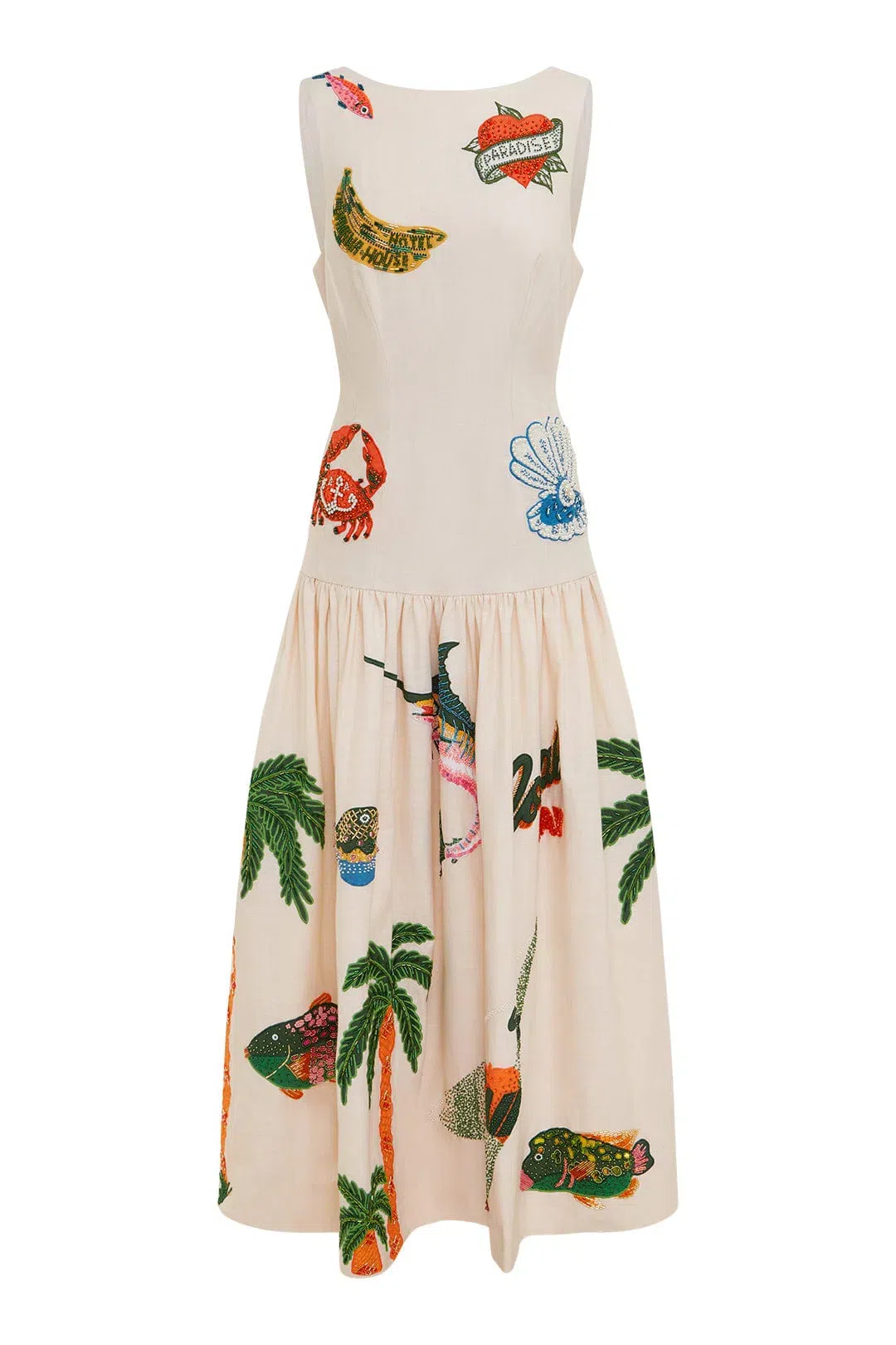 Alemais Clam Embroidered Gown Print Size 8 | The Volte Alemais Clam Embroidered Gown Print Size 8 | The Volte