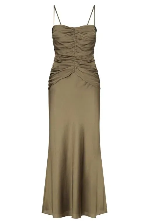 knee length dresses for ladies Shona Joy - La Lune Ruched Bodice Dress main image 0