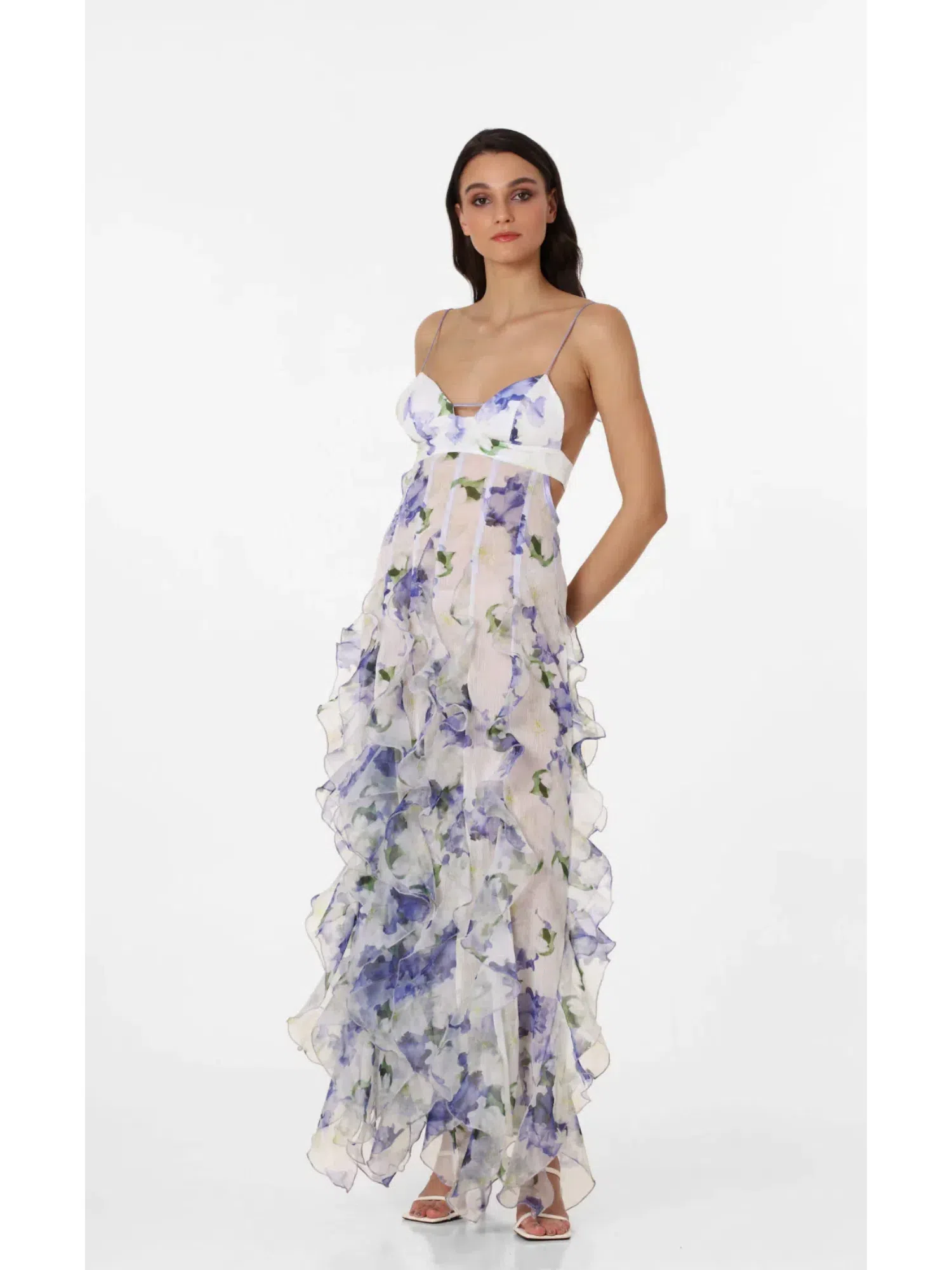 Lovaan Mathilda Dress Yellow Floral Size 8 | The Volte