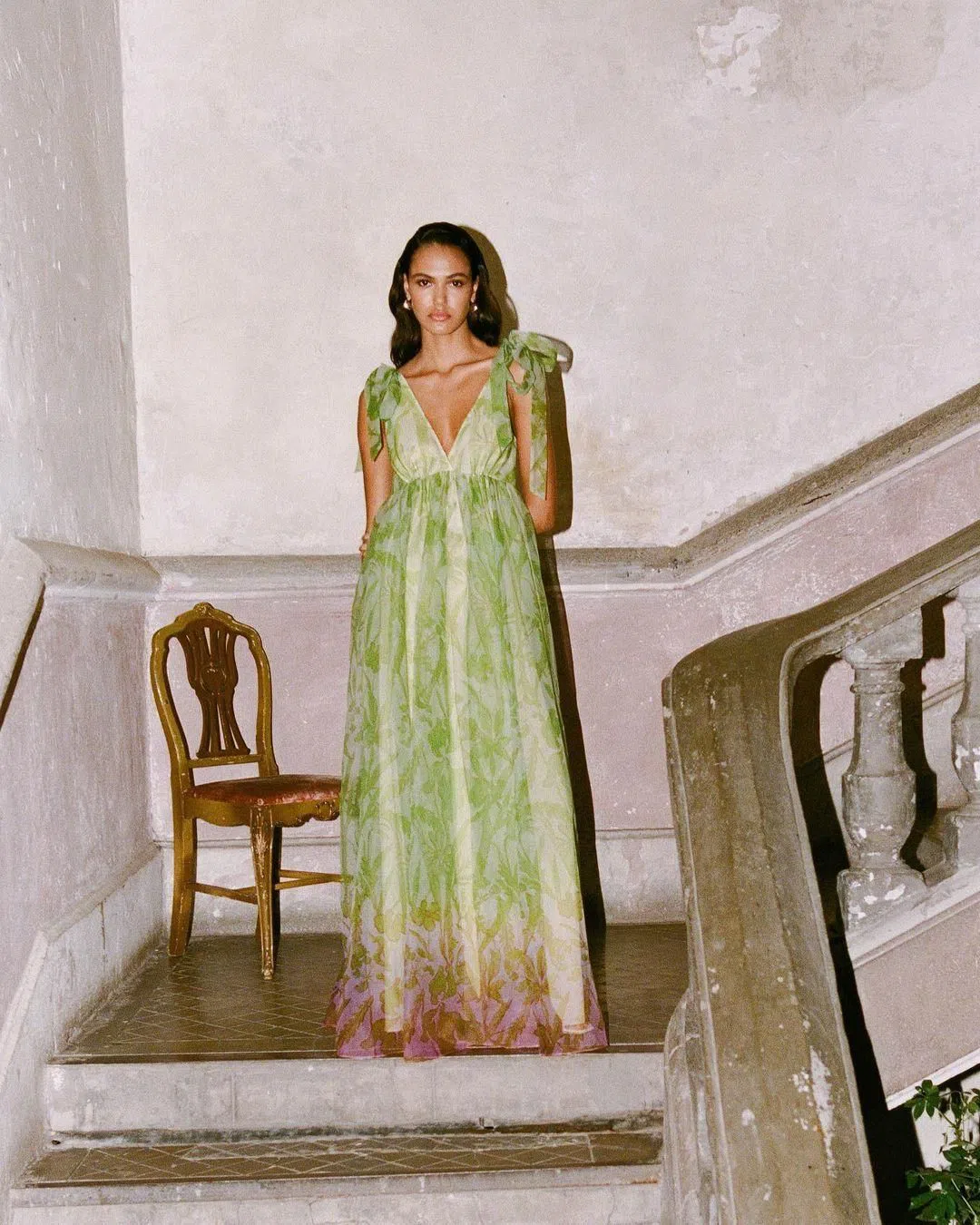 STAUD Dandelion Dress Lime Size 10 | The Volte