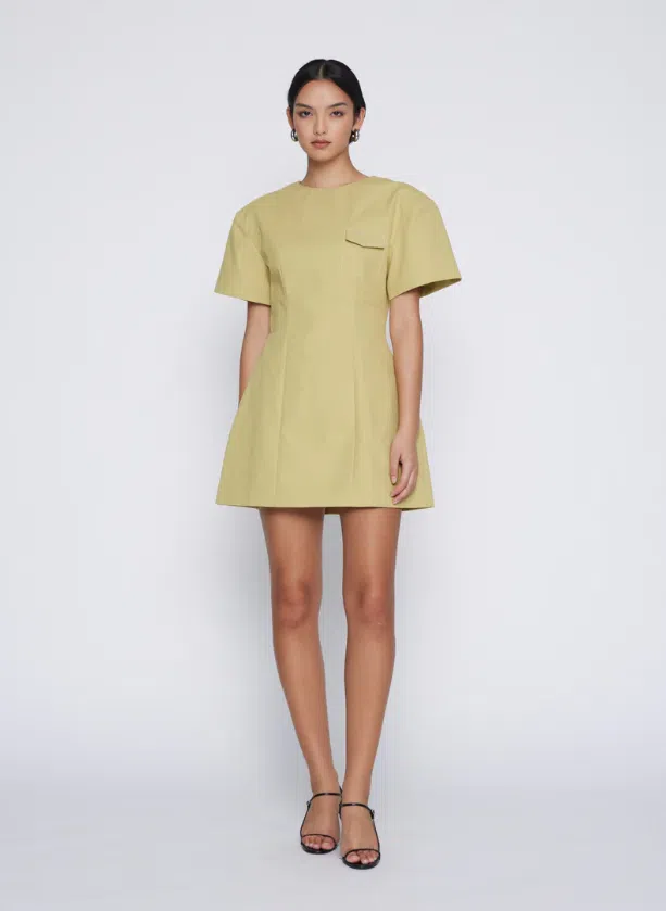 aretha franklin green dress ETTA DRESS (CHAMPAGNE) main image 1