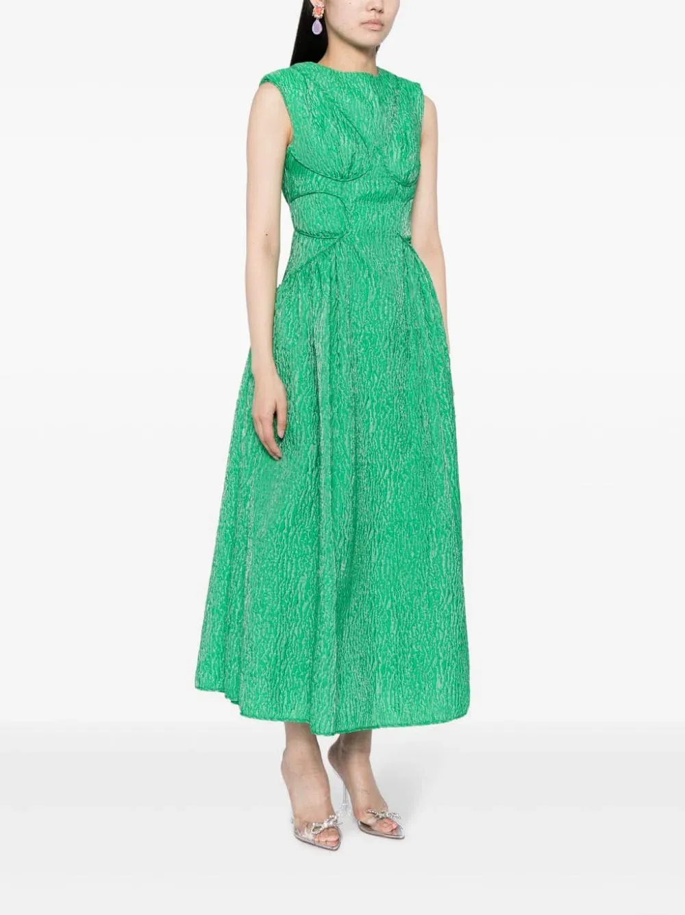 camilla and marc bowery slip dress fitzgerald green Camilla and Marc Bowery Slip Dress Fitzgerald Green Size 12