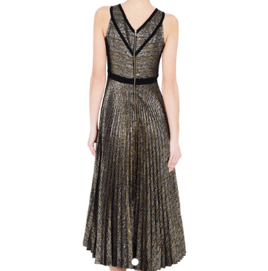knee length dresses for ladies Zimmermann Maxine Picnic Midi Dress Gold Size 2
