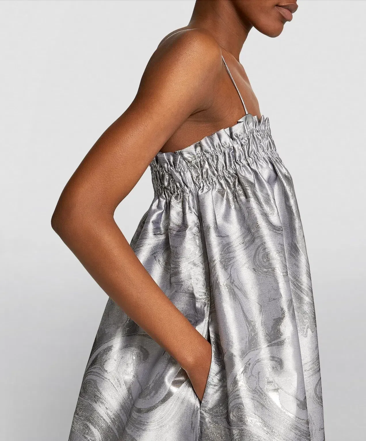 ganni silver sequin dress Ganni + Sonora Sequin Dress