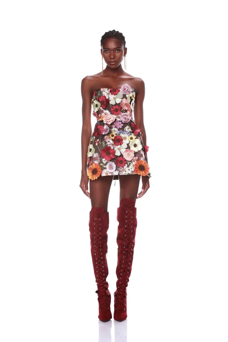 Bronx and Banco Bouquet Maraya Mini Dress Black Floral Size S / AU 8 | The  Volte