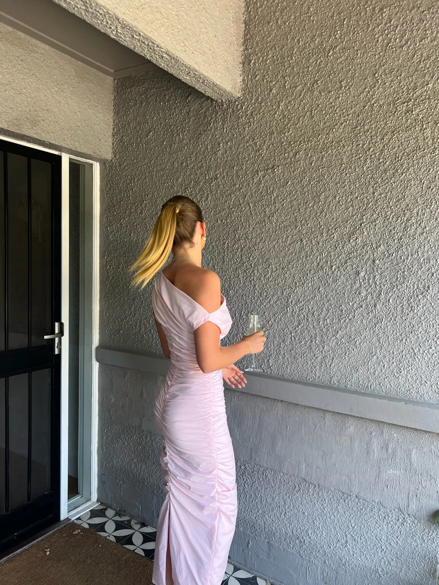 knee length dresses for ladies Candy Floss Garden Midi Dress– Teuta Matoshi main image 0