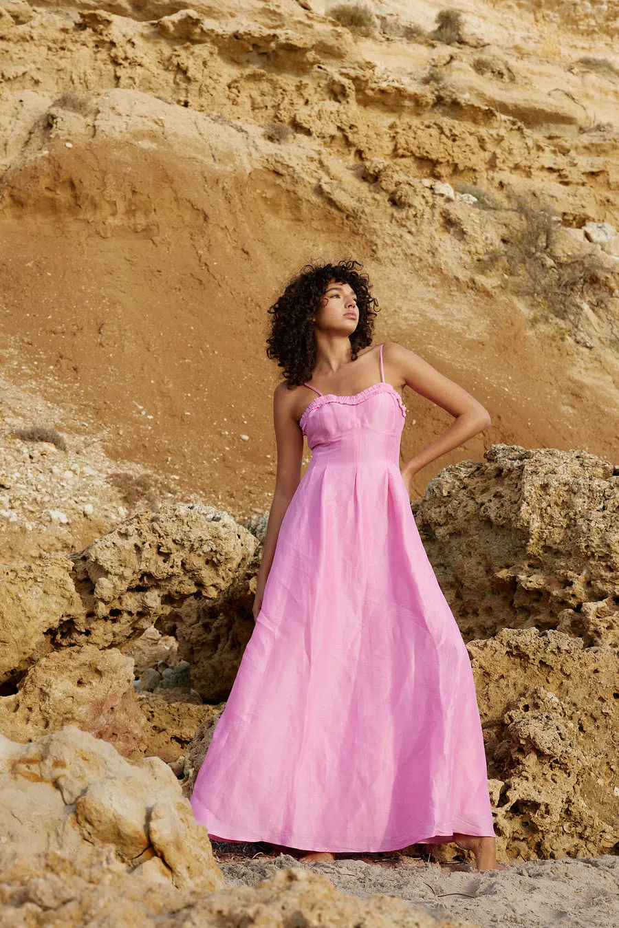 Aston Studio Raquel Dress in Candy Silk Size 14 The Volte