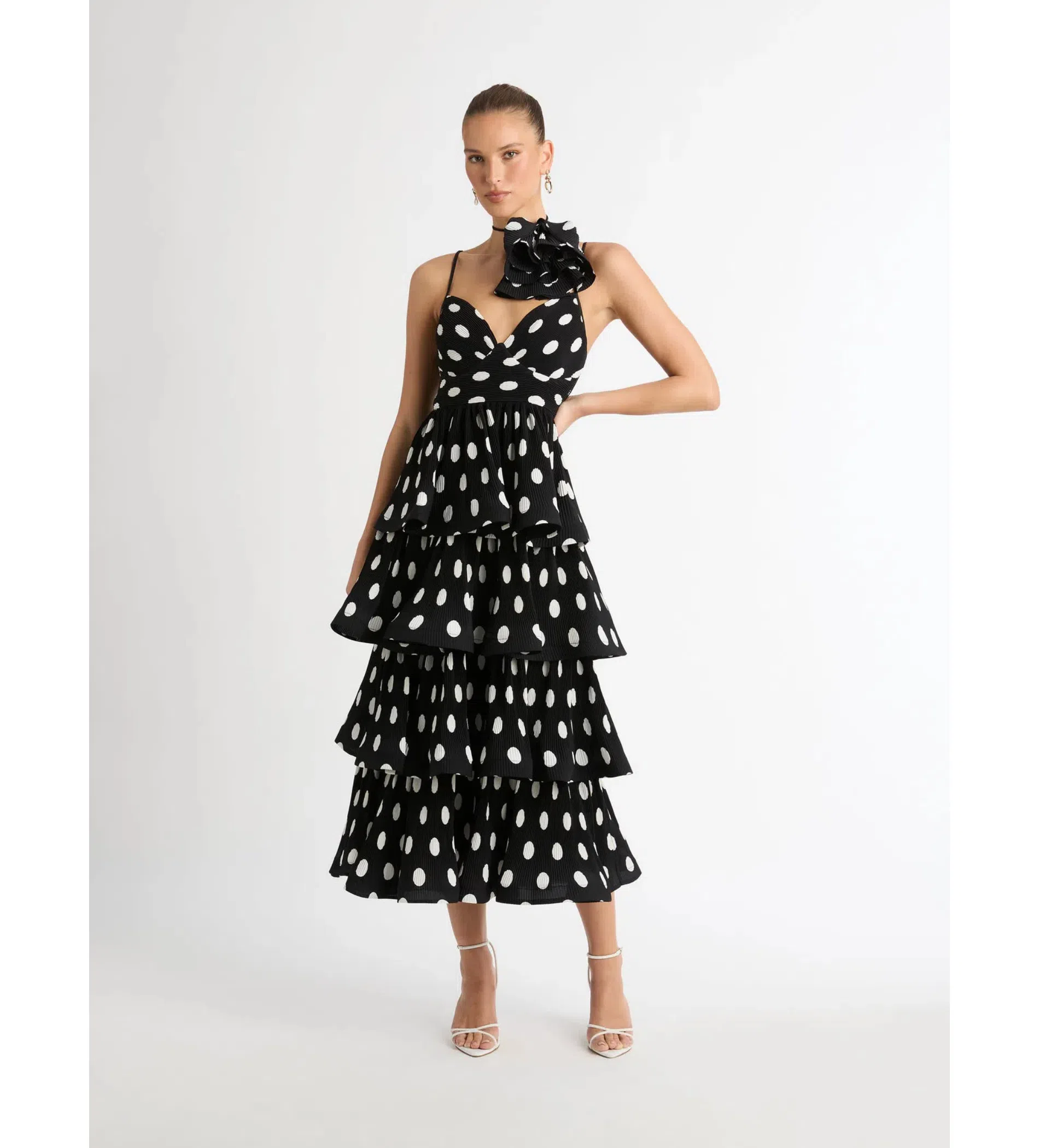 Sheike Julia Polka Dot Dress Black Size 6 | The Volte