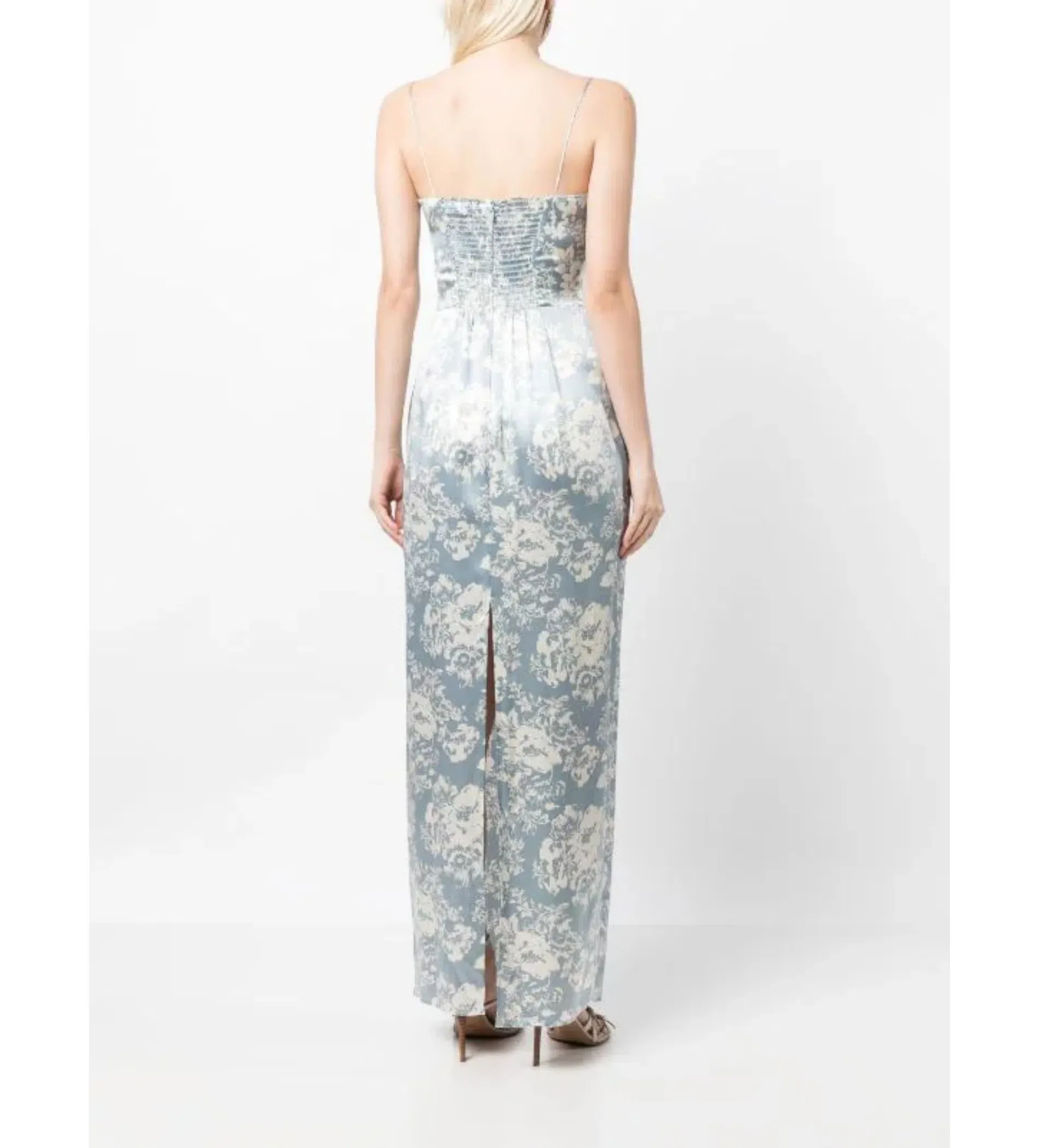 lace and beads one shoulder tulle dress 262M7308 Sleeveless Dress Length Color:Aqua Drift ASOS ARRANGE Vibrant Blue style_id_3L51500W