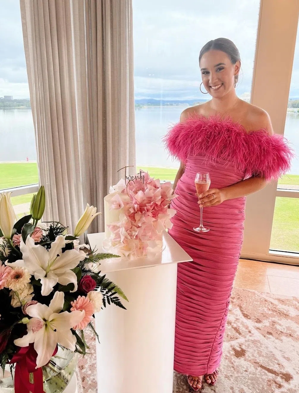Rachel Gilbert Zion Gown Pink Size 4 / AU 14 | The Volte