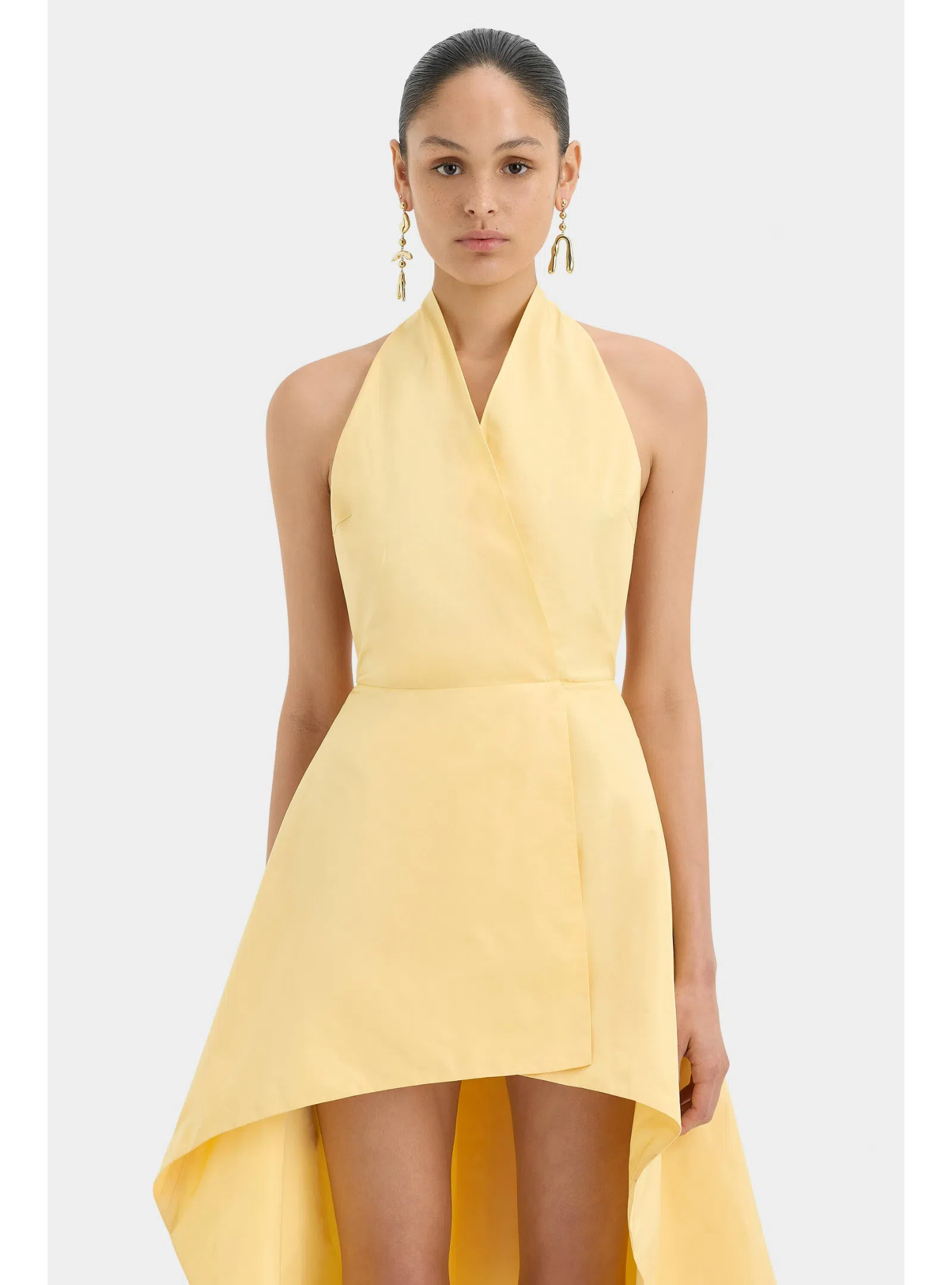 Zimmermann Tiggy Halter Long Dress Print | Size 0 | The Volte