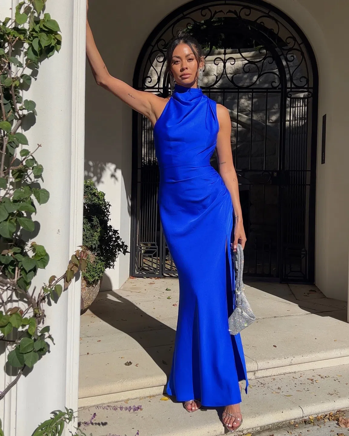 Sheike Venus Maxi Dress Cobalt Blue Size 16 The Volte