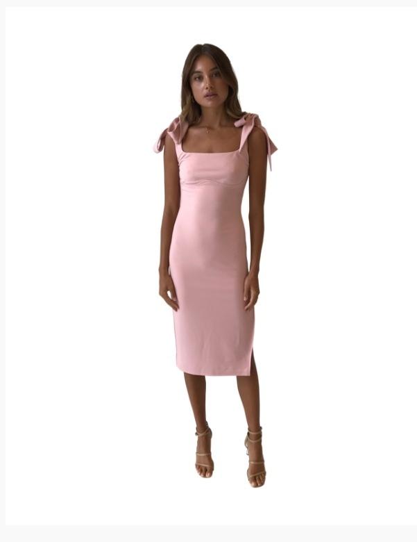 By Nicola Sweetest Thing Pink Dress Size 10 | The Volte