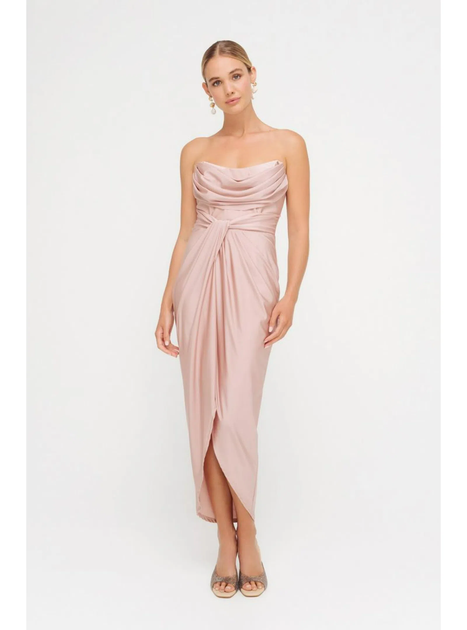 Sheike Cosmopolitan Dress in Blush Size AU 14 The Volte