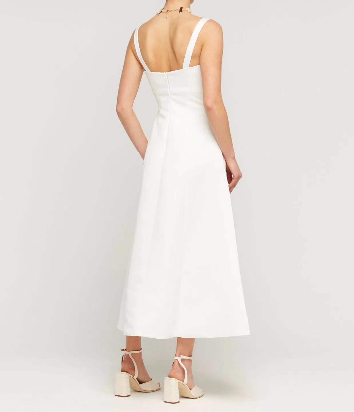 Leo Lin Odette Midi Dress Snow Size 8 | The Volte
