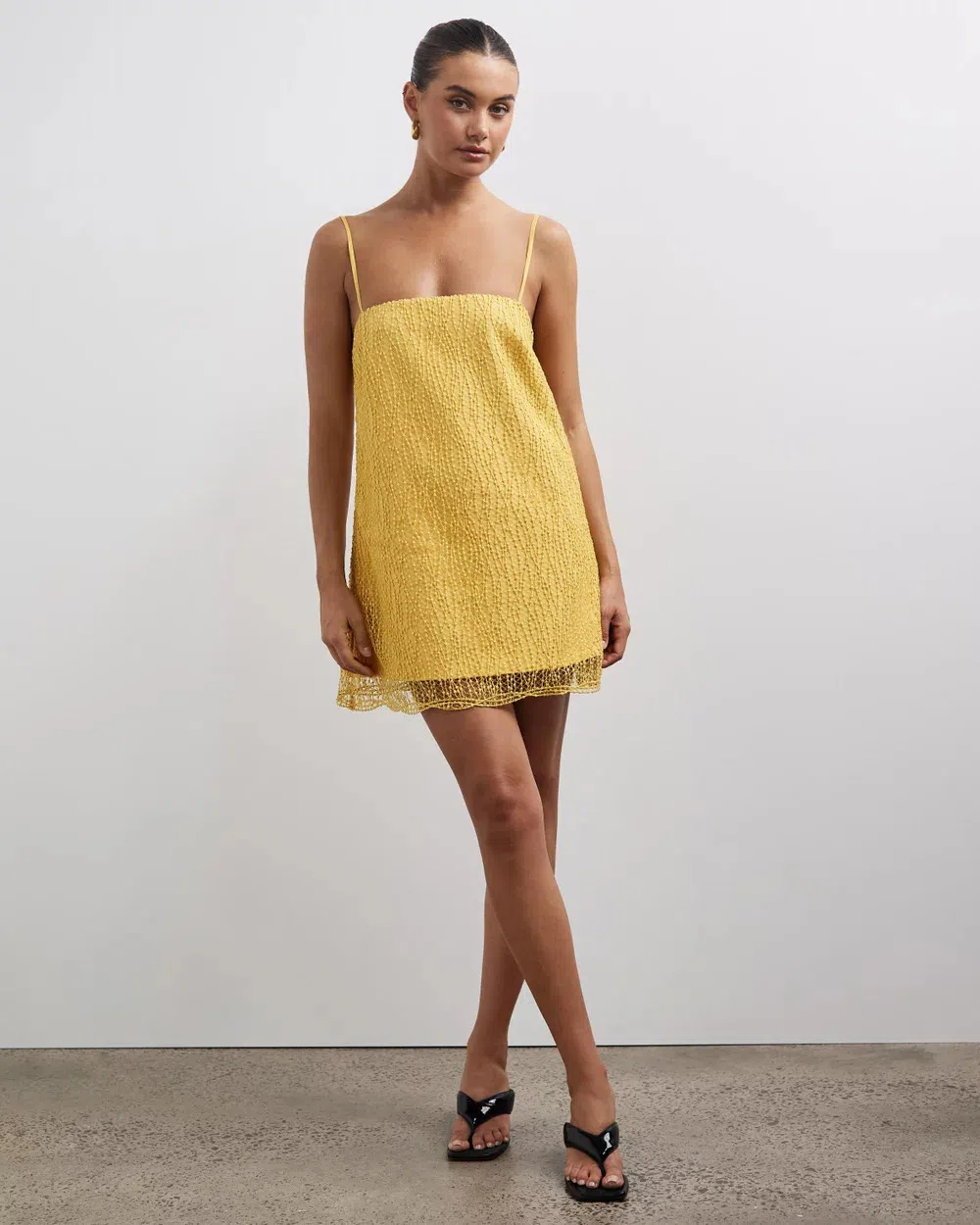 Lover Lina Mini Dress Golden Yellow Size 10 | The Volte