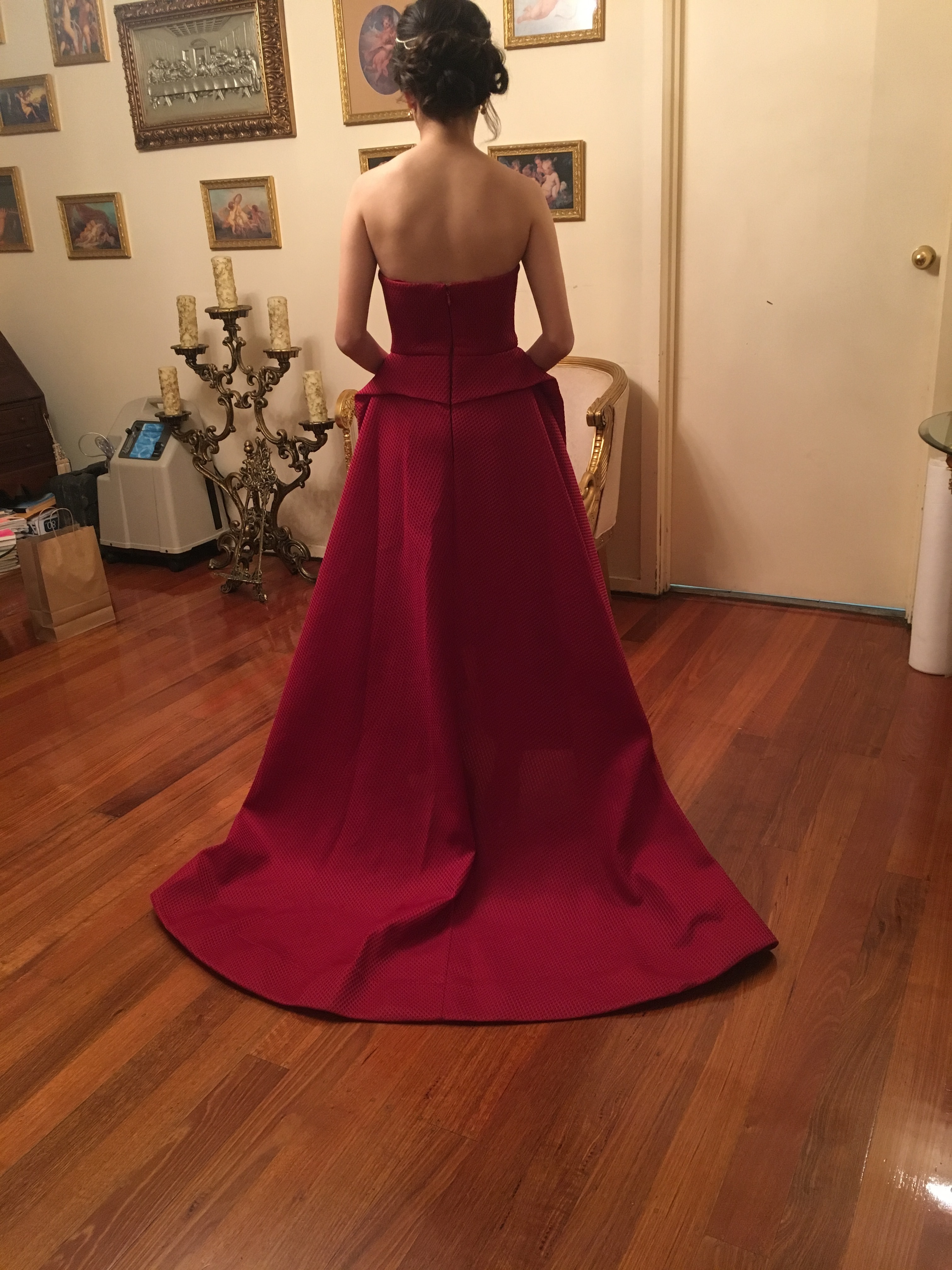 kookai burgundy dress Leni Maxi Dress Wine main image 1