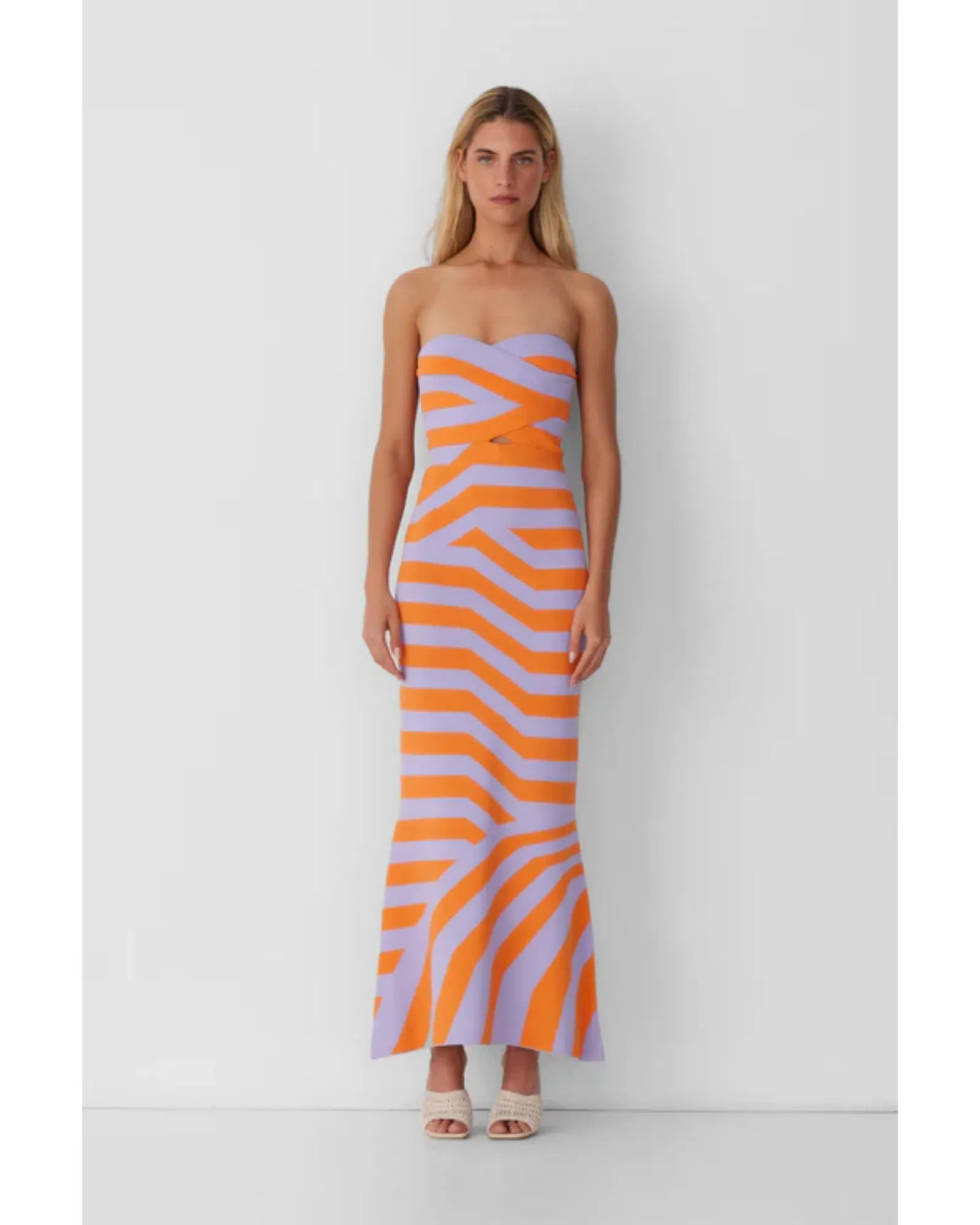 aude maxi dress The Wolf Gang Aude Strapless Maxi Dress