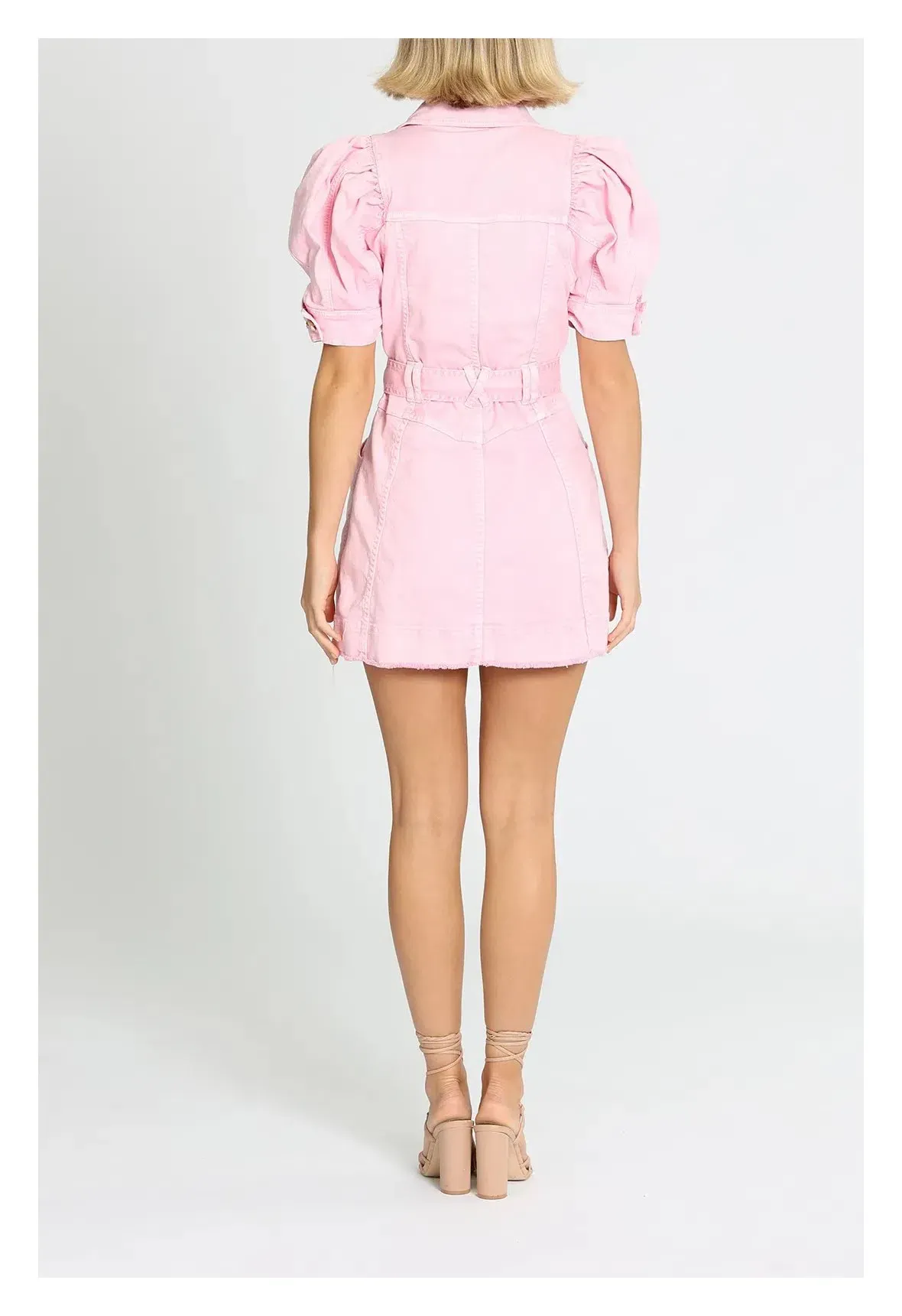 open lace back dress Ambie Mini Dress | Pastel Pink